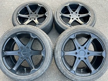 ESSEX EJ-18 エセックス 18インチ 8J+38 6-139.7 225/50R18 ２００系ハイエース レジアスエース ブラック_画像1