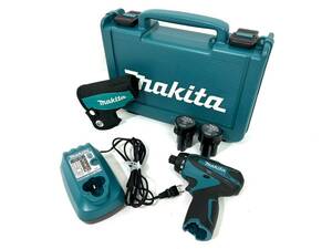 (CH) 【通電のみ確認済】makita/マキタ DF030DWX 充電式 ドライバドリル リチウムイオンバッテリー付 ドライバー ドリル 電動工具 (CH394)