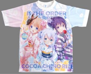 ごちうさ　ご注文はうさぎですか?? ココア＆チノ＆リゼ フルグラフィックTシャツ