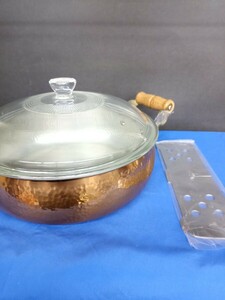  Showa Retro # original saucepan ( oden saucepan bulkhead . attaching ) saucepan for sukiyaki 