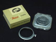 Leica 純正フィルター FIGRO UVa 被せネジ式 A36 φ36 (美品中古) 元箱(プラケース付) for Summaron Elmar Hektor_画像1