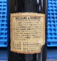 甘味果実酒 ウイリアムズ アンド ハンバート 1877 Canasta Cream SHERRY シェリー 700ml 20% 長期保管 古酒 未開栓_画像7