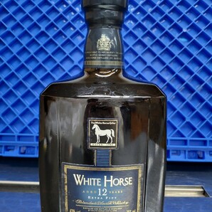  WHITE HORSE 12YEARS EXTRA FINE 750ml ホワイトホース 12年 エクストラファイン 750ml 43度 e4248 1301g 未開栓の画像1