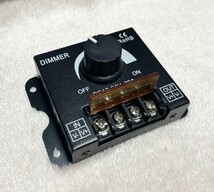 LED調光器 ディマースイッチ コントローラー 12V 24V 30A_画像4