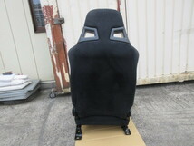 ※西濃運輸営業所での受取商品※ あ1604 三菱 純正 運転席 シート RECARO 中古 ♪ ランサーエボリューション10外し ランエボ レカロ_画像2