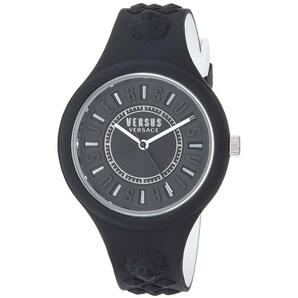 新品正規品 Versus Versace ヴェルサス ヴェルサーチ 39mm ラバー ベルト ユニセックス メンズ レディース 腕時計 専用ケース付の画像1