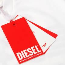 新品正規品 DIESEL ディーゼル T-JUST-LS-E6 サイドライン ロゴ 長袖 Tシャツ ロンT ホワイト S_画像7