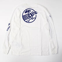 新品正規品 DIESEL ディーゼル T-JUST-LS-E6 サイドライン ロゴ 長袖 Tシャツ ロンT ホワイト M_画像2