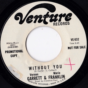 * 60's Deep Soul 45 * Vernon Garrett & Marie Franklin *