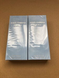 [ new goods 2 pcs set ] Dolce & Gabbana light blue 100ml[ postage 0!]