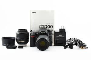* Special высокий класс * исправно работающий товар * Nikon Nikon D7000 двойной zoom комплект 18-55mm 55-200mm