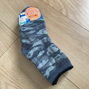 あったか総パイル編み　winter socks ３足　新品未使用