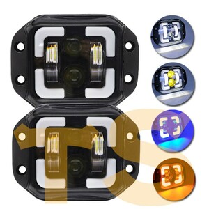  working light working light white / yellow / blue / red H4 HI/Lo Jeep Jimny 2 piece 60W 4 -inch LED foglamp . included type 