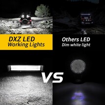 LED ワークライト 6インチ 36W 作業灯 ホワイト 2個 12V/24V 前照灯 投光器 オートバイ SUV 大型車 トラック ランクル H-1B-28_画像2