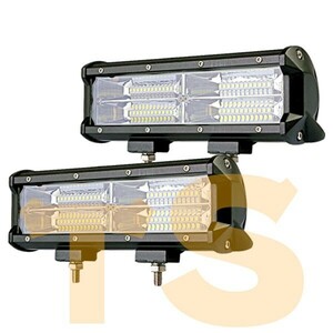 送料無料☆LED ワークライト 作業灯 144W 9インチ 6500K ホワイト 投光器 集魚灯 トラック バイク SUV 建築機械 12V/24V 9C-144W 2個