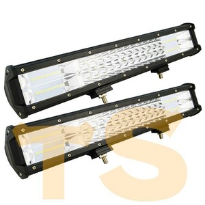 送料無料☆ 投光器 前照灯 トラック 20インチ ( ホワイト 6500K ) 20C-288W 288W LEDワークライト 作業灯 ジムニー 2個 12V/24V 22000LM