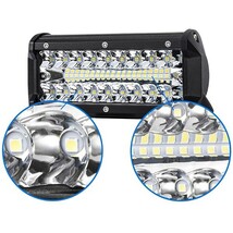 送料無料☆ 前照灯 LED ワークライト 作業灯 トラック 除雪機 船舶 3P120W ジムニー ランクル ホワイト 2個 6500K 12V/24V 240W 投光器_画像2