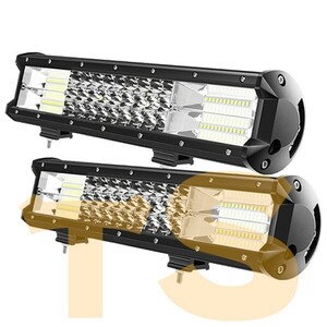 送料無料☆ トラック 14インチ ( ホワイト 6500K ) 14C-216W ジムニー 2個 216W LEDワークライト 作業灯 投光器 前照灯 12V/24V 18800LM