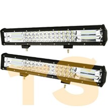 送料無料☆ 投光器 前照灯 トラック 12V/24V 20000LM 17インチ 252W LEDワークライト 作業灯 ( ホワイト 6500K ) 17C-252W ジムニー 2個_画像1