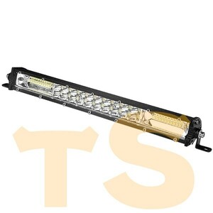 送料無料☆ 15インチ (ホワイト 6500K) 15C-120W LEDワークライト 洪水ライト/スポットライト 作業灯 投光器 1個 12V/24V 12000LM 120W