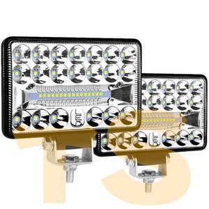 2個 LED ワークライト 作業灯 5インチ 108W 6500K 農業機械 夜釣 投光器 前照明灯 建設機械 照明 トラック SUV 5C-108W 12V/24V