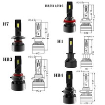 90W LED ヘッドライト フォグランプ H1/H7/H8/H9/H11/HB3/HB4 ホワイト 高品質 ..新品.. 新車検対応 2個/1セット 12V F3 20000lm 新品_画像9