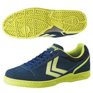 *hyumeru/hummel* new goods India a shooter III 25.5cm navy ×F. yellow handball shoes India a for 