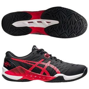 * Asics * новый товар blast FF 2/BLAST FF 2 25cm черный × электрический красный гандбол обувь 