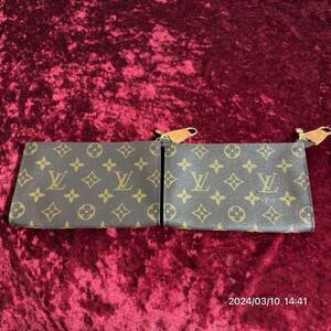 1000円〜　外観美品　LOUIS VUITTON ルイヴィトン　モノグラム ポーチ ミニポーチ　ポシェット 2点セット　送料無料