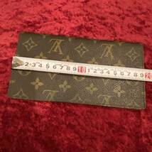 vintage 80s LOUIS VUITTON ルイヴィトン　モノグラム　長財布_画像9