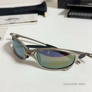 1000円〜 未使用 OAKLEY オークリー JULIET PLASMA ジュリエット プラズマ メタル サングラス 付属品完備の画像3