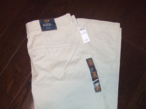 ★新品未使用 GAP KHAKIS / スリムカーキ チノパン / 33x30(実寸W88cmL74cm) 定価4900円★