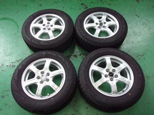 送料無料【BRIDGESTONE】FEID/トヨタ専用☆プリウス、ウィッシュ他！6J×15+45　PCD100-5穴☆iceGUARD iG70　195/65R15[冬用]4本