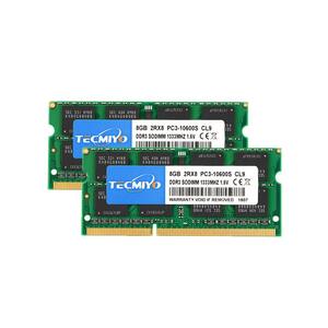 【特価セール】ノートPC用メモリ 204Pin SO-DIMM テクミヨ DDR3-1333 PC3-10600 8GB×2枚