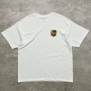 90s 00s UPS ユーピーエス 企業 ロゴ Tシャツ サイズ XL