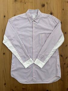 comme des garcons SHIRT ストライプ 長袖シャツ size L コムデギャルソンシャツ