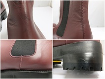 MISTERGENTLEMAN SAKIAS 5STITCH SIDEGORE BOOT MGQ-AC19 ボルドー 26cm / ミスタージェントルマン サキアス サイドゴアブーツ レザー Mr._画像7