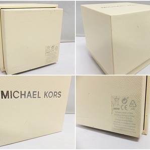 状態良好 MICHAEL KORS マイケルコース 腕時計 MK5550 ブラック クォーツ クロノグラフ アナログ 再出品の画像9