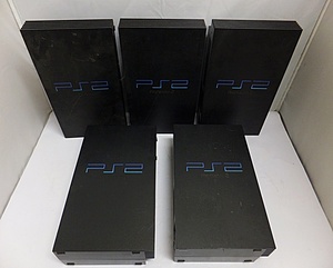 【ジャンク】SONY PS2 PlayStation2 SCPH-10000/30000 5セット 通電確認のみ プレイステーション2 プレステ2 管理:n-0324-5