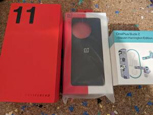 ★OnePlus購入★Oneplus 11 5G (16 GB + 256 GB) (CPH2451) Titan Black + Aramid Fiber Bumper Case + OnePlus Buds Z