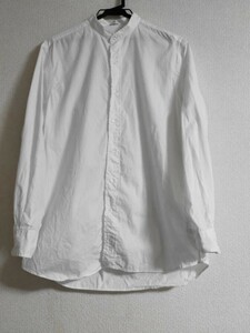 Individualized Shirts バンドカラーシャツ 15-32 ホワイト