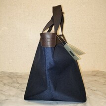 新品未使用 エルベシャプリエ 【Herve Chapelier】舟形トートバッグ 707c / ネイビー×モカ_画像2