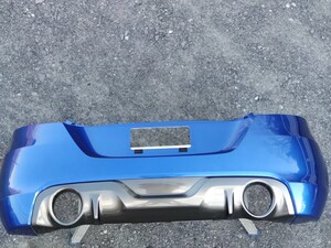 スズキ スイフト スポーツ ZC32S リアバンパー 純正色 ブルー カラーNo ZRZ 中古 傷有り