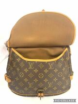 【1円】LOUIS VUITTON ルイ・ヴィトン ソミュール 30 M42256 モノグラム 【定価177,120円】 ショルダー メッセンジャー バッグ 売り切り_画像7