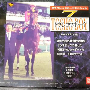 ★希少★ バンダイ サラブレッドカードスペシャル トウショウボーイ カード10枚入り