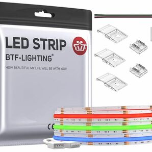 【新品】BTF-LIGHTING 高密度 FCOB COB RGB フレキシブル LEDテープライト