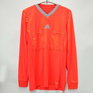 【中古】アディダス REF 22 ジャージー 長袖 レフリー 審判 シャツ M アップソーラーレッド HP0750 メンズ ADIDAS ユニフォーム サッカー