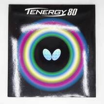 【中古】バタフライ 卓球ラバー テナジー80 TENERGY アツ 1.9 ブラック 黒 Butterfly_画像1