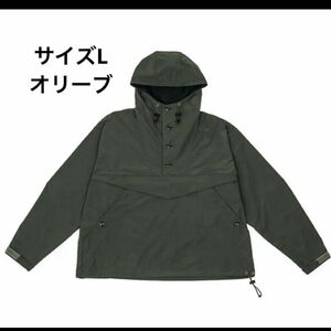 【新品未使用】KAJA FRONT BUTTON ANORAK HOODIE Olive Lサイズ