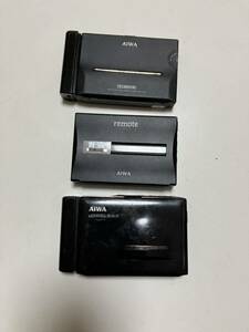 AIWA カセットプレーヤー まとめて3台（HS-PL35，HS-PL55，HS-WR70）